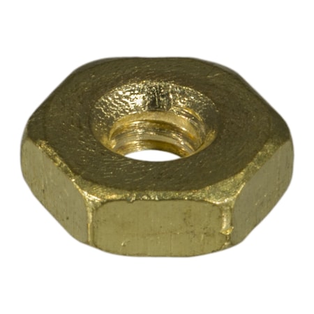 Midwest Fastener Machine Screw Nut, #6-32, Brass, 90 PK 62018